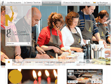 Tablet Screenshot of laclassedesgourmets.com